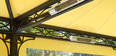 Pavillon Heizstrahler