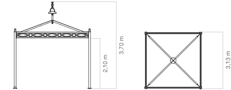 Pavillon 3x3